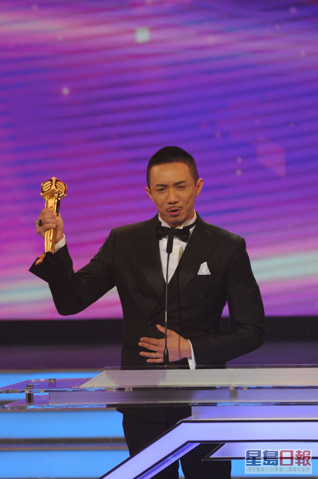 张继聪2014年曾夺TVB「飞跃进步男艺员」。  ​