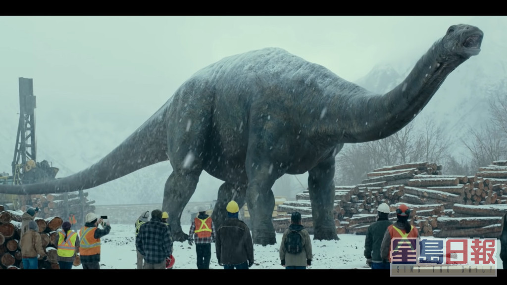 咁大隻恐龍站在面前，其實都幾驚。