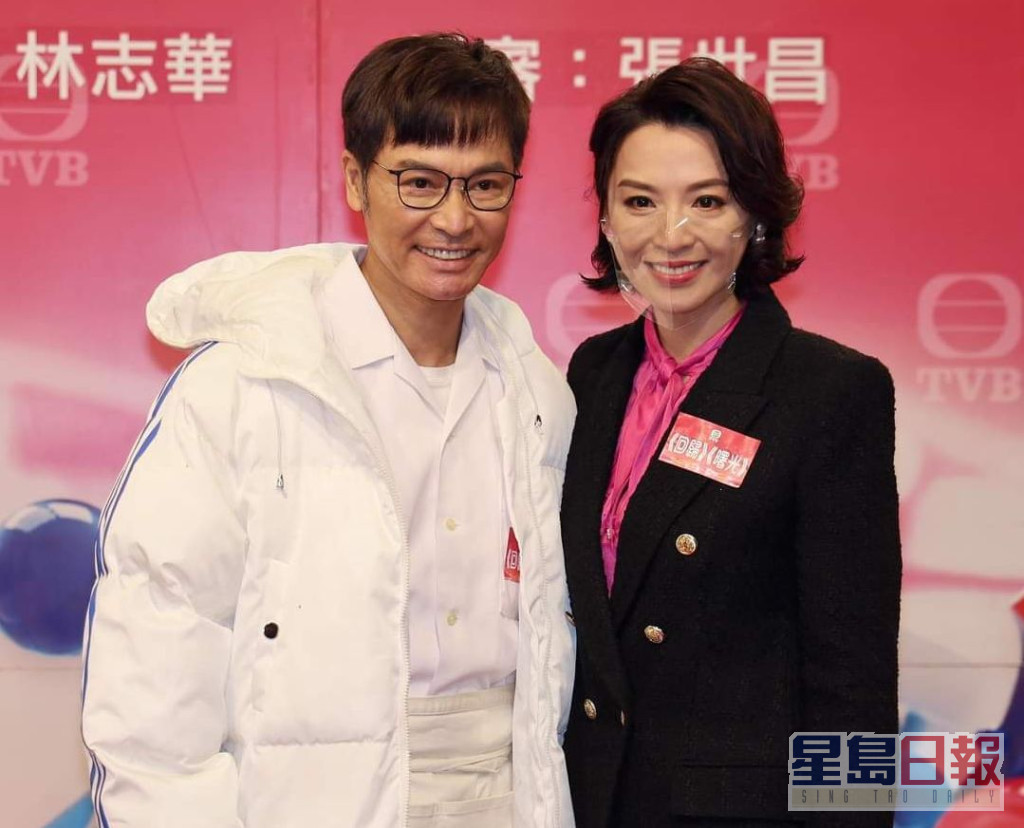 炜哥同郭晋安拍紧TVB新剧。