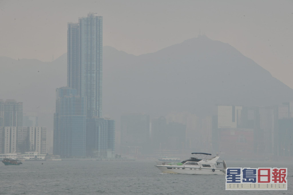 香港空氣污染升至甚高水平。