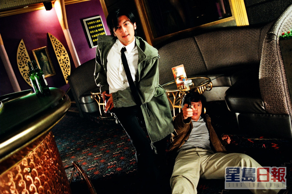 2004年的《新警察故事》，吴彦祖与谢霆锋（左）亦有参演。