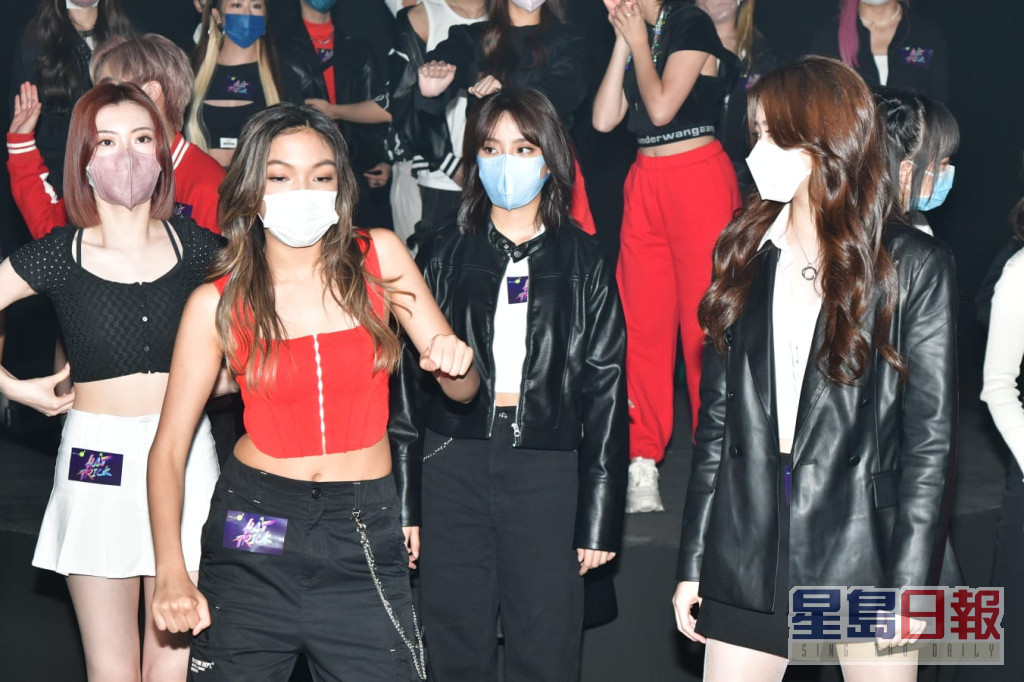 女子組合XiX不擔心除口罩錄影會「中招」。
