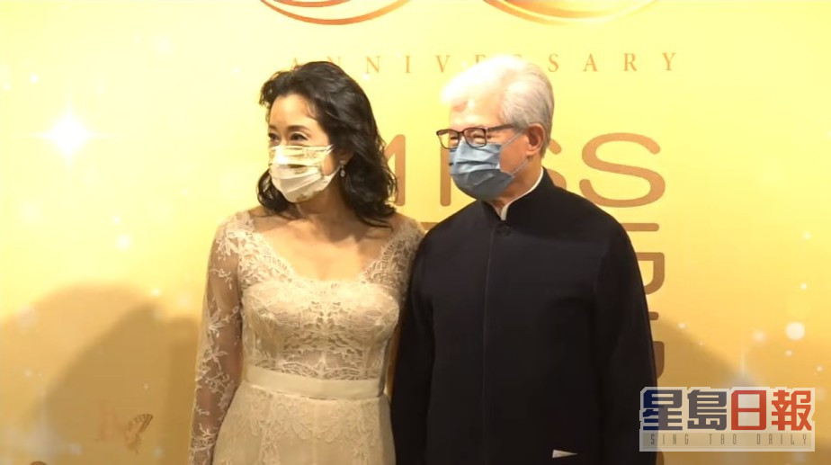 朱玲玲与老公罗康瑞早前一齐出席香港小姐竞选总决赛。