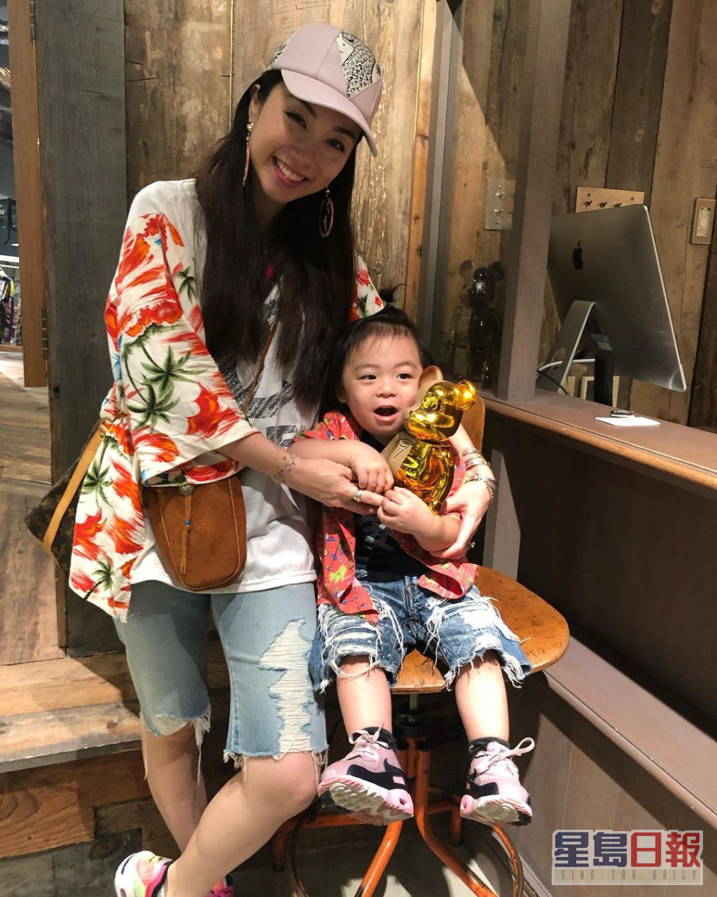 雷凱欣2018年分享榮升媽媽喜悅。
