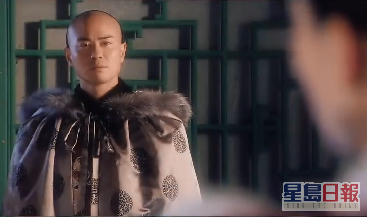 郑嘉颖在《步步惊心》饰演「八爷胤禩」，被喻为是最帅的八爷。