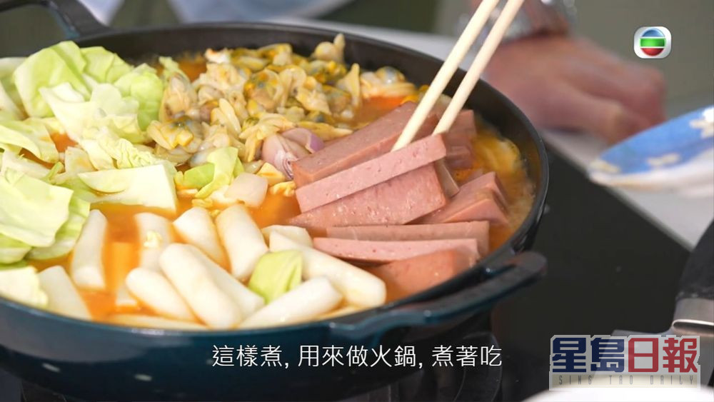 肥媽自爆獲韓國人指點，韓國午餐肉煮湯先係最正。