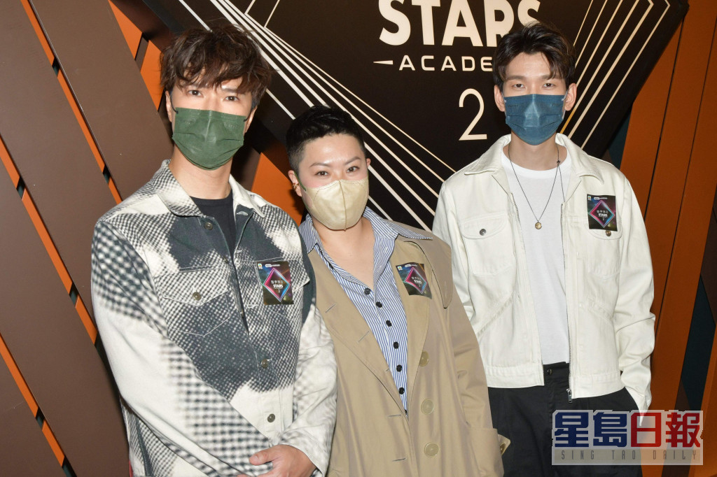 （左起）布志綸、林二汶、林奕匡加盟《聲夢傳奇2》擔任新導師。
