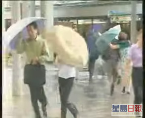2006年颱風「派比安」襲港，電視新聞報導市民狼狽樣，引來網民爆笑。