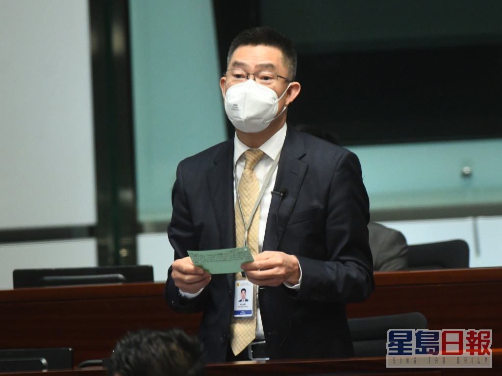譚岳衡表示議案加快國家和香港綠色轉型發展。資料圖片