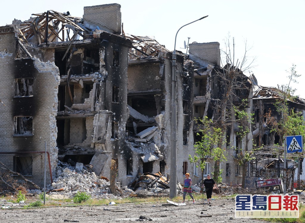 连场激战卢甘斯克州多处被破坏剩颓垣败瓦。REUTERS
