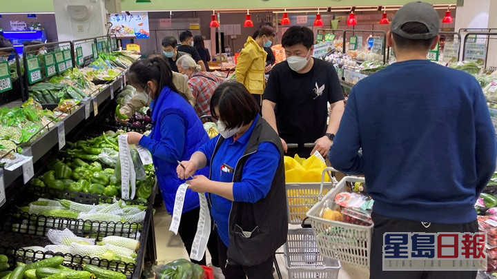 北京市當局強調，民眾毋需囤積食物。路透社圖片