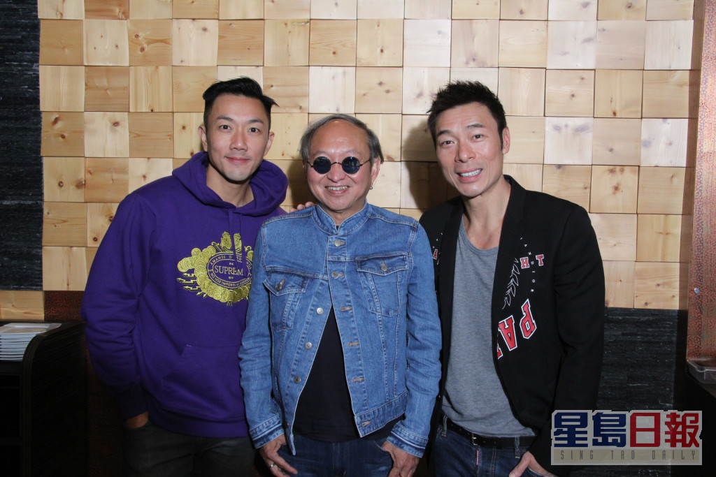 劉浩龍（左）去年與太陽娛樂文化完約，近來自組新公司。