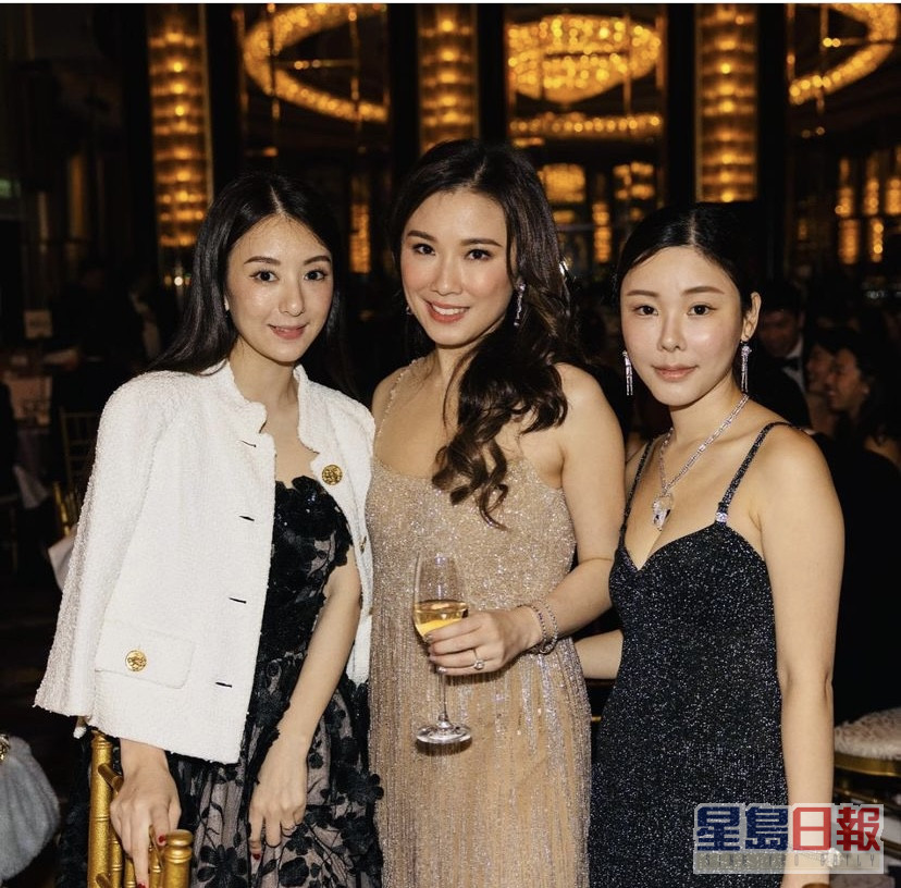 去年11月，刘倩婷邀请方媛及蔡天凤出席「London Ball 2022」。