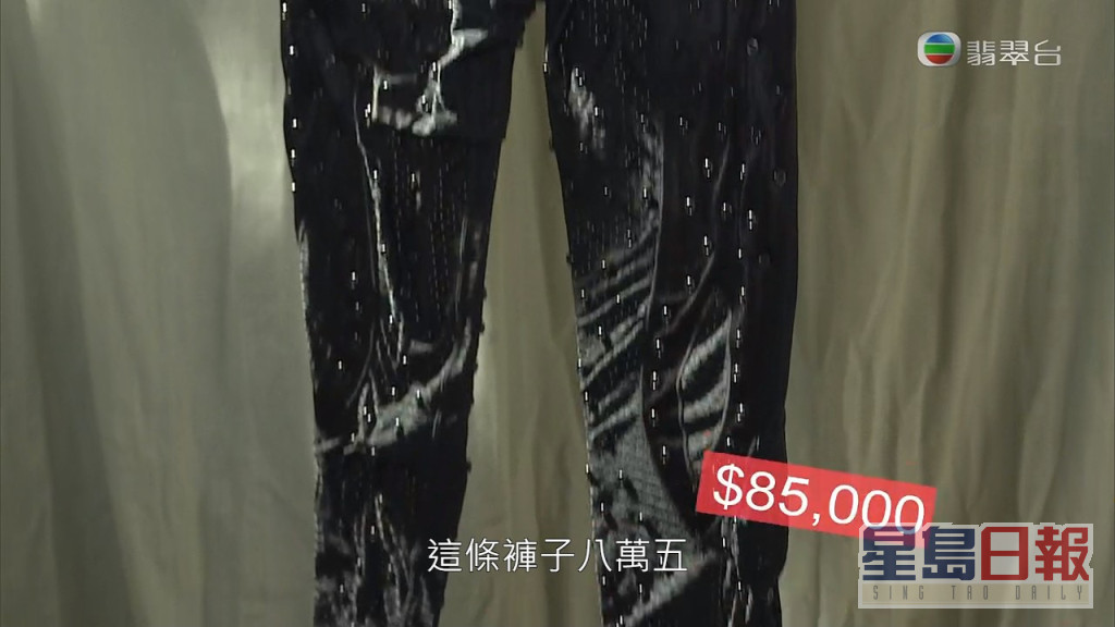 佈滿磁石的褲就要價85,000元。