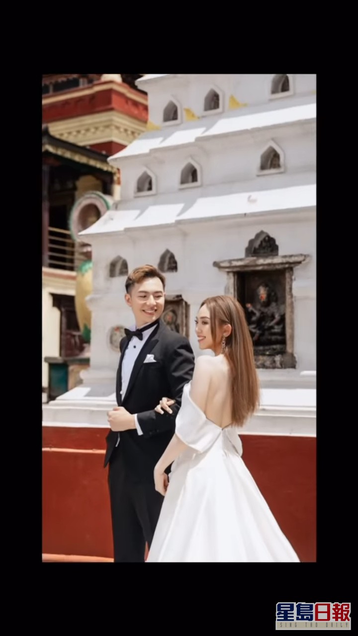 招浩明曾透露两人于尼泊尔相识，于是决定重回当地拍婚照。