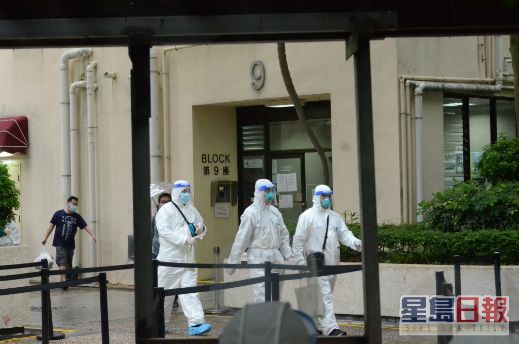 政府檢查了九龍灣麗晶花園9座206名受檢人士。資料圖片