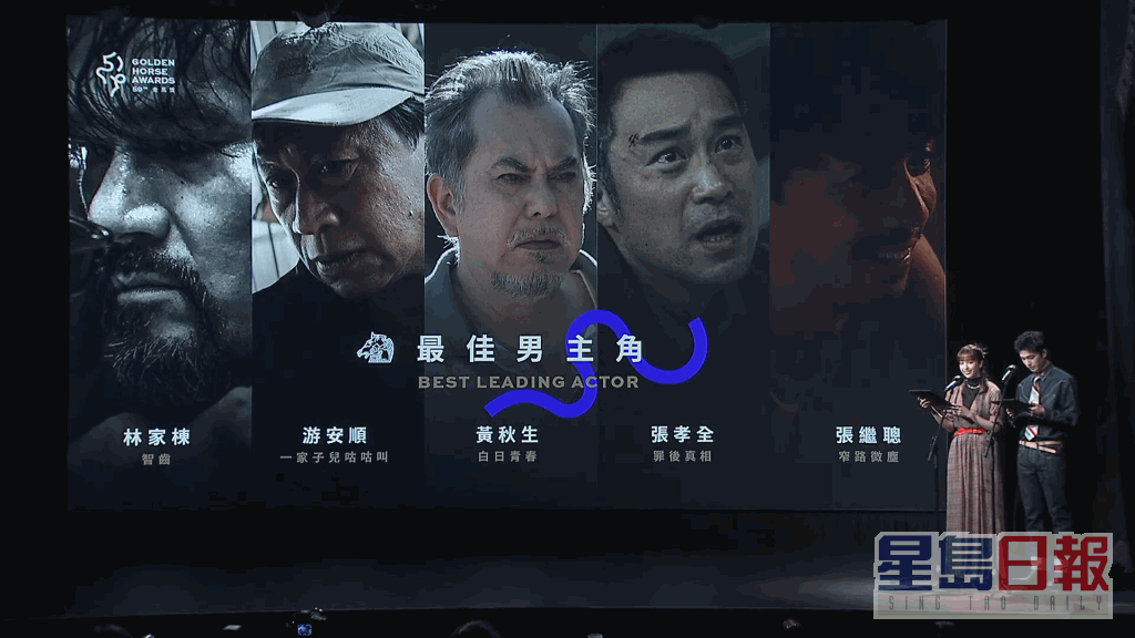 最佳男主角有三位香港演員入圍。