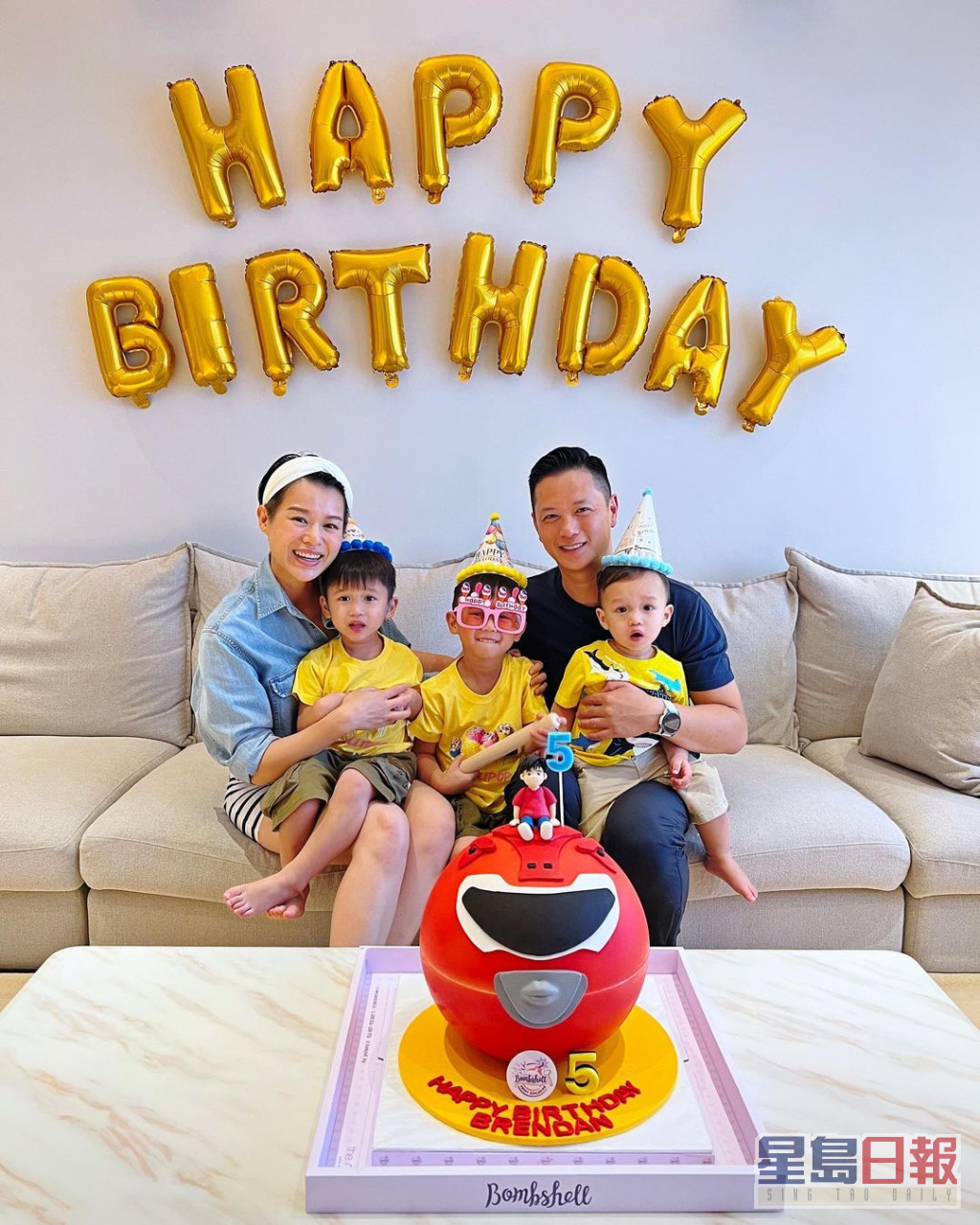 胡杏儿与老公李乘德2015年结婚，先后诞下三个可爱囝囝。