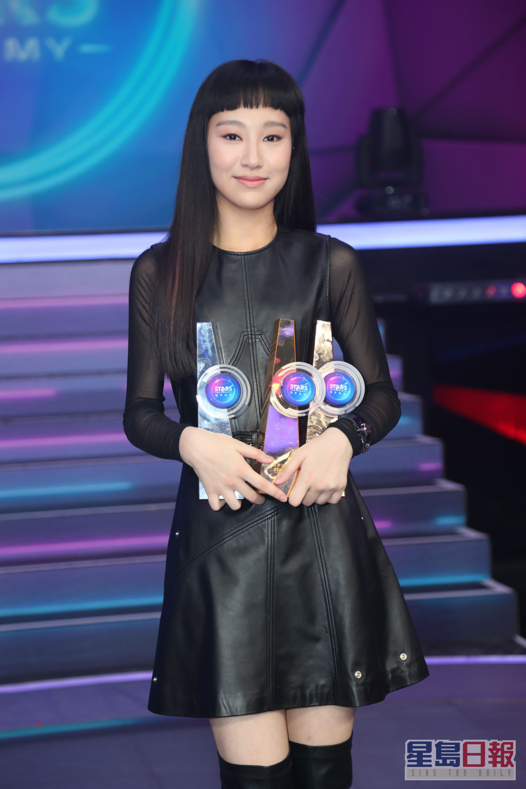 Gigi在《声梦传奇》独揽三奖，成为全晚的唯一赢家。