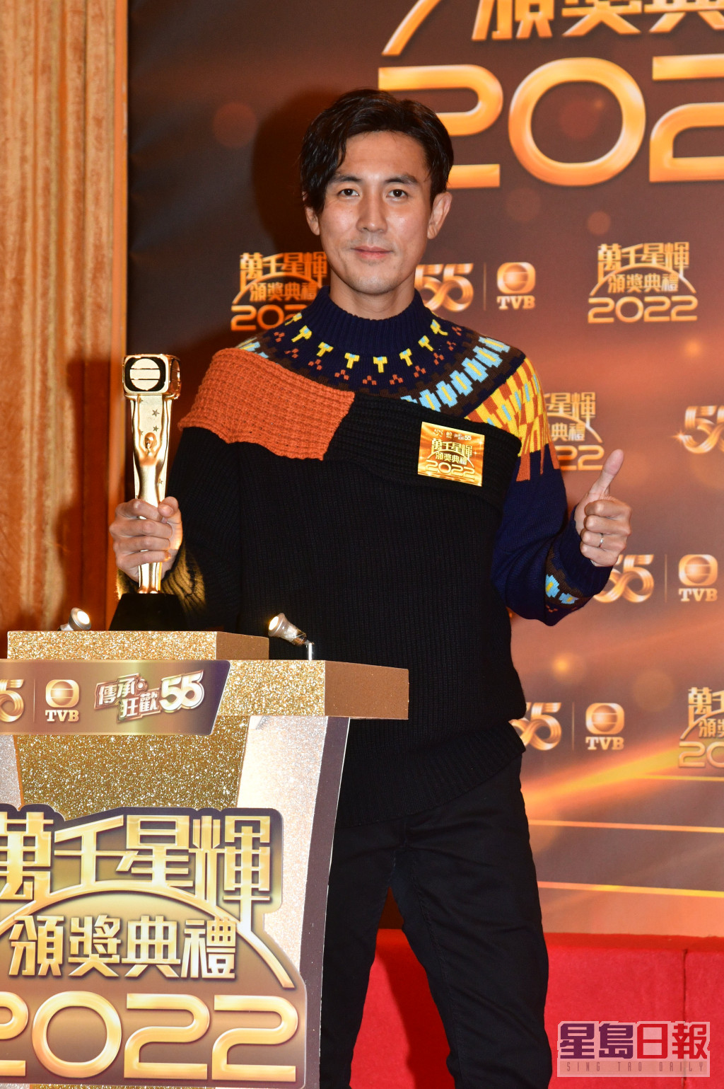 譚俊彥對其主演的《十八年後的終極告白2.0》入圍全部提名，已覺大滿貫。