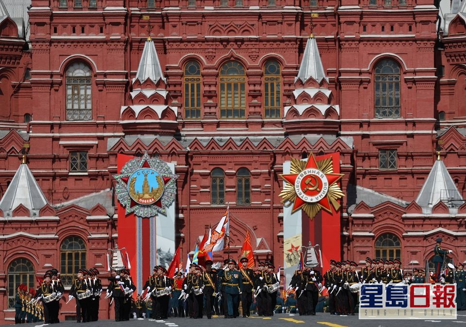 莫斯科紅場舉行衞國戰爭勝利77周年閱兵。路透社圖片