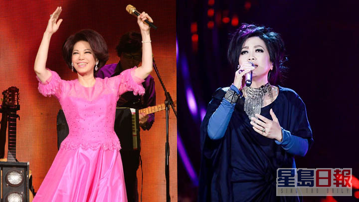 （左起）蔡琴、齐豫两位台湾神枱级女歌手亦在拟邀名单上。