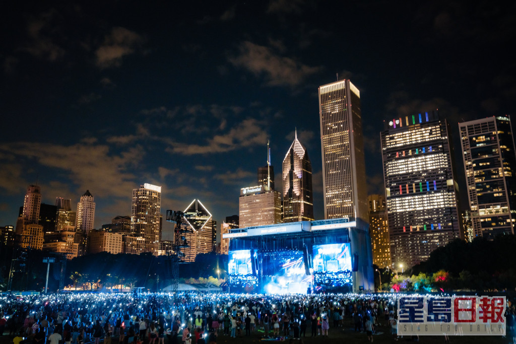  BTS的J-HOPE剛完成芝加哥舉行的LOLLAPALOOZA音樂節。
