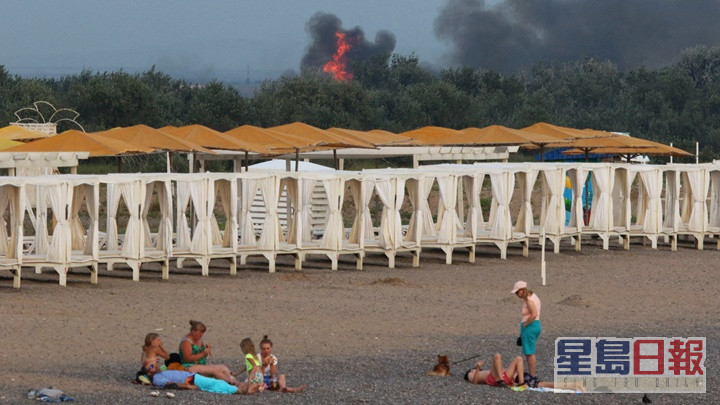 克里米亚8月有军事设施发生爆炸，疑被乌军袭击。路透社资料图片