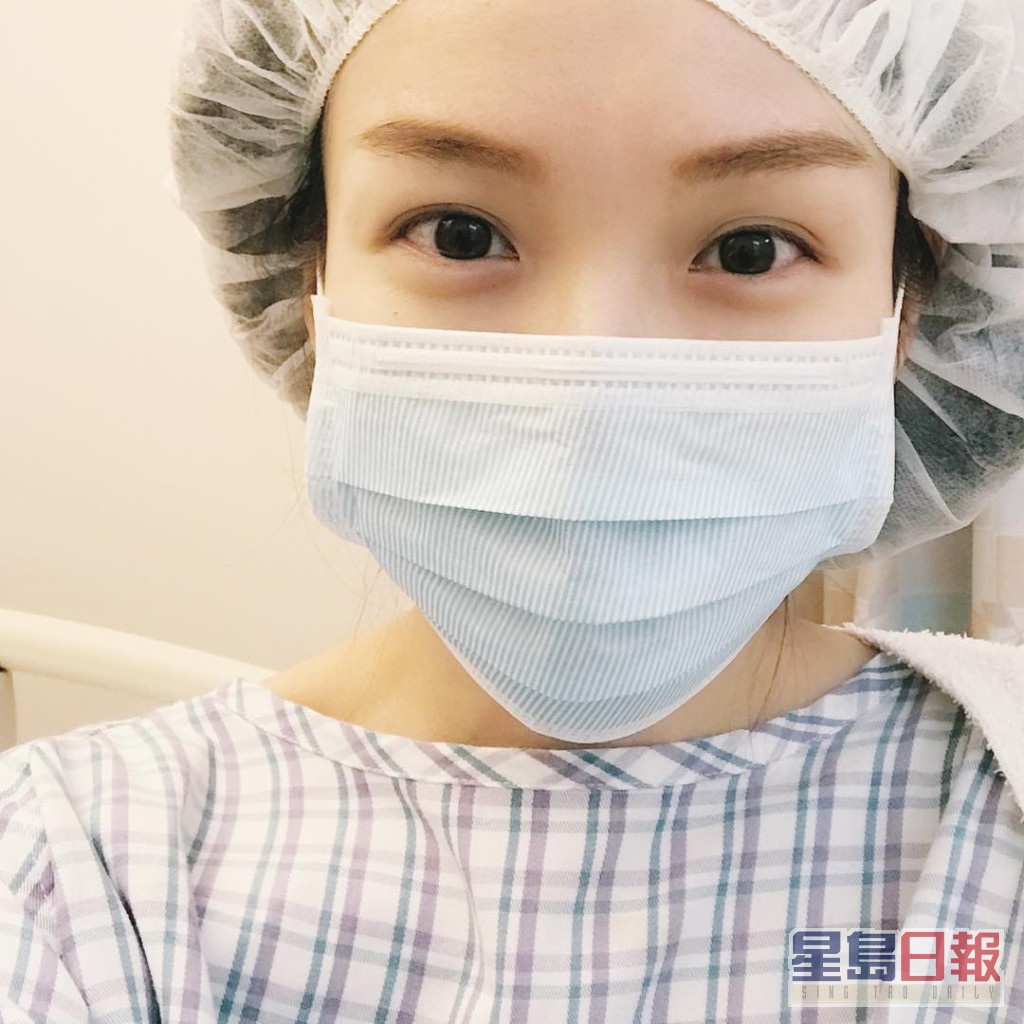 早在2017年李佳芯曾因健康问题而入院动手术。