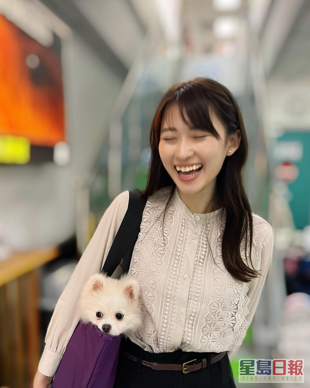 滨口爱子透露是在SPCA领养，获网民赞人美心善。