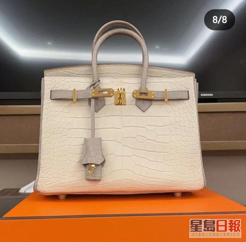 林作媽王莉妮近日再購得三個Hermès。