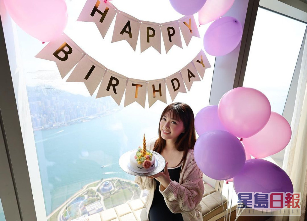 刚过35岁生日的靓汤，冇在网上分享同马明庆祝情况，实则他们staycation度过。