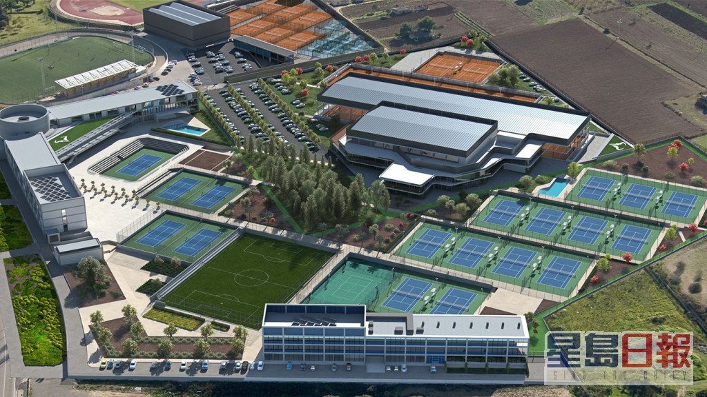 图为位于西班牙马略卡的拿度网球学校。 HKGTA图片