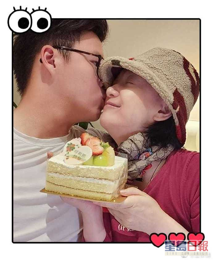 母親節獲寶貝兒子獻吻加蛋糕慶祝。