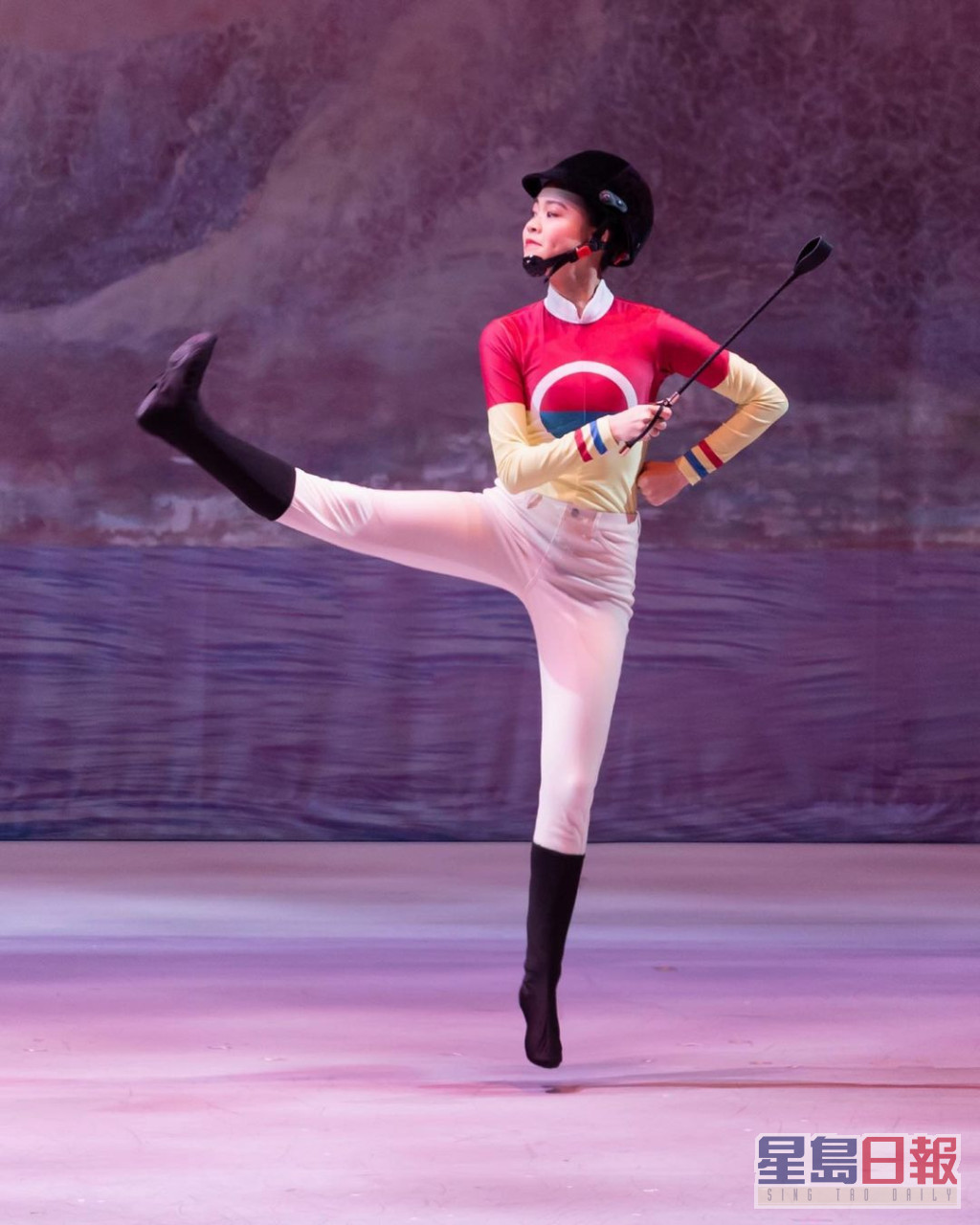 劉秀盈去年亦有演出香港芭蕾舞團的《胡桃夾子》。