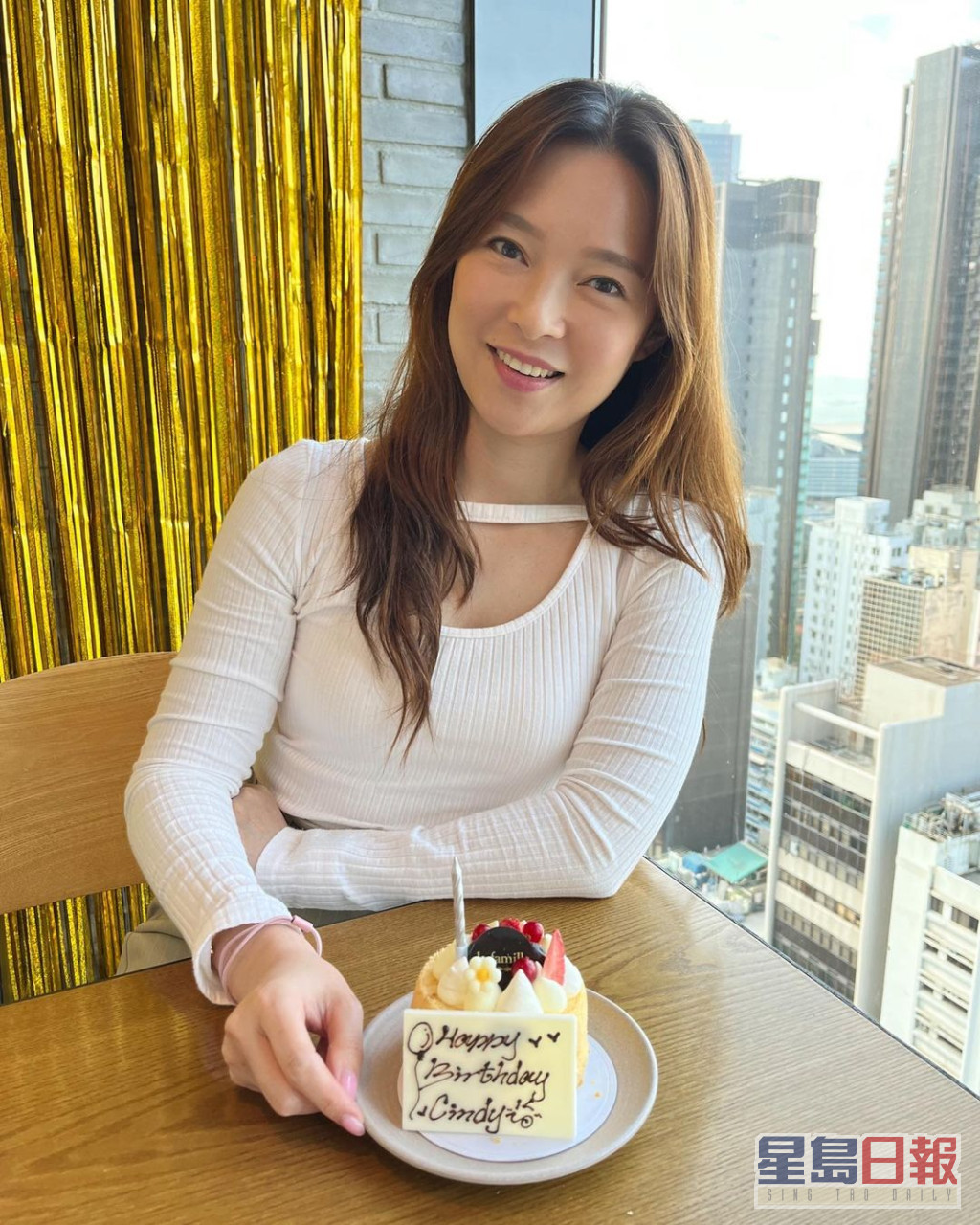 欧倩怡早前庆祝43岁生日。