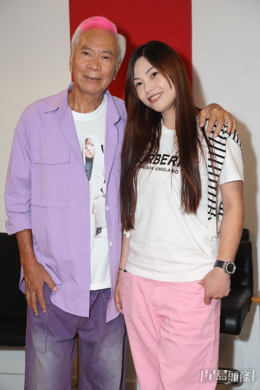 基哥與女友Chris