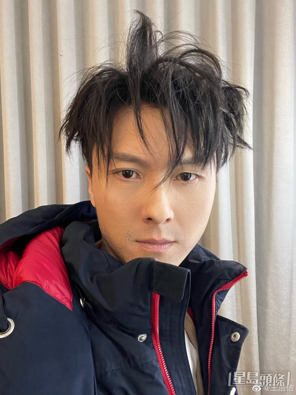 王浩信經常玩髮術。