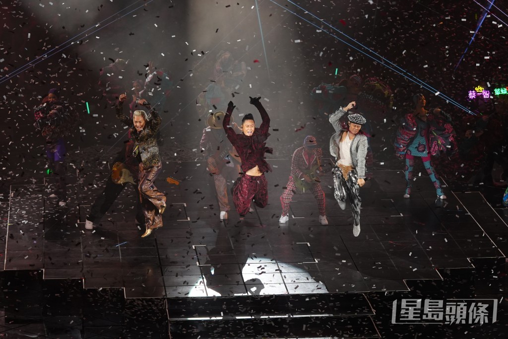 草蜢近日在紅館舉行演唱會，不少圈中人現身捧場。