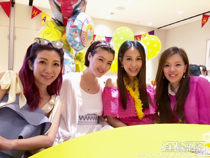 陳茵媺與曹敏莉、朱凱婷、戚黛黛是多年好友。