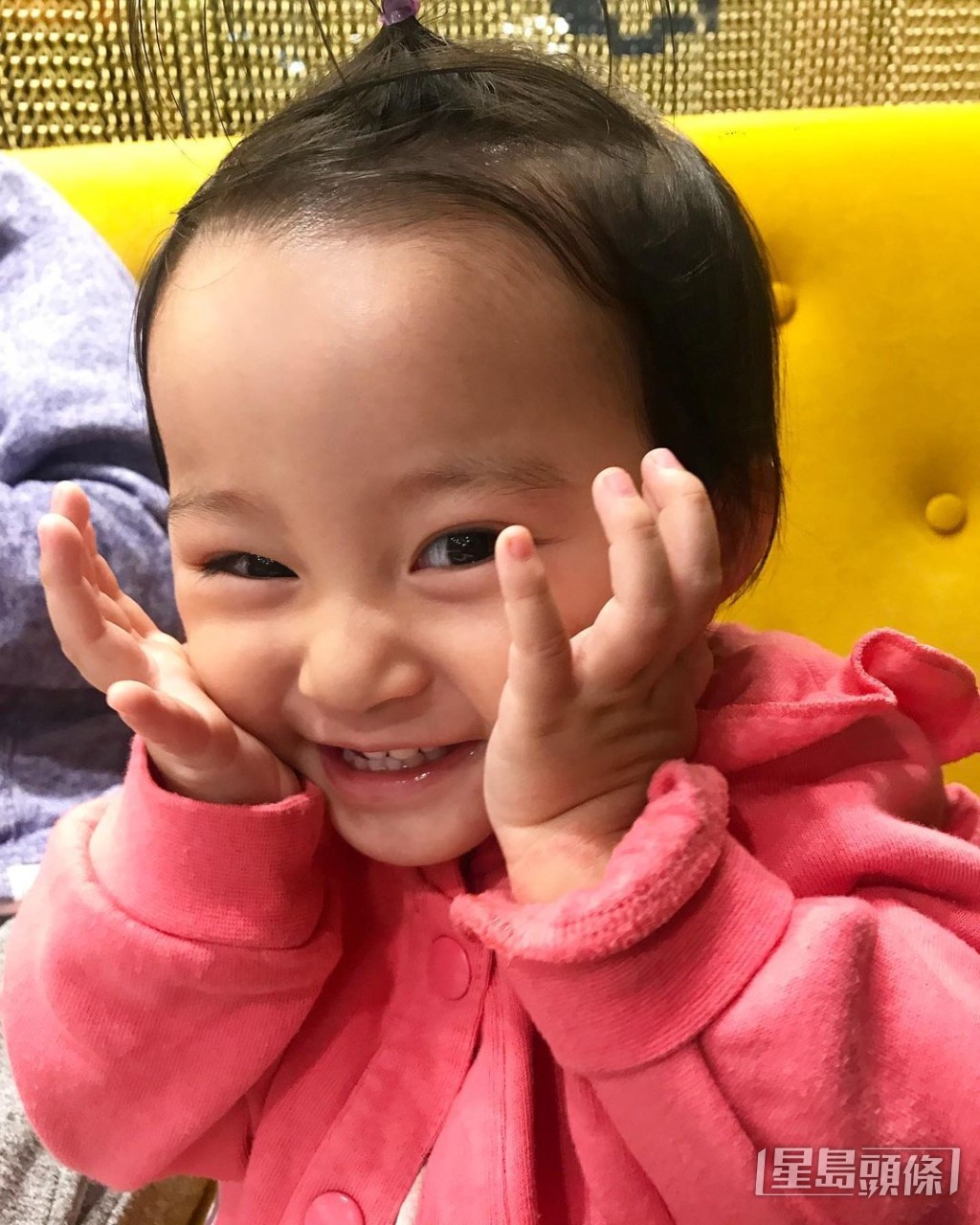 愛女Meghan愈大愈精靈。