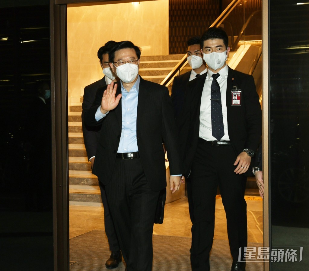 行政长官李家超完成中东之旅返港。资料图片