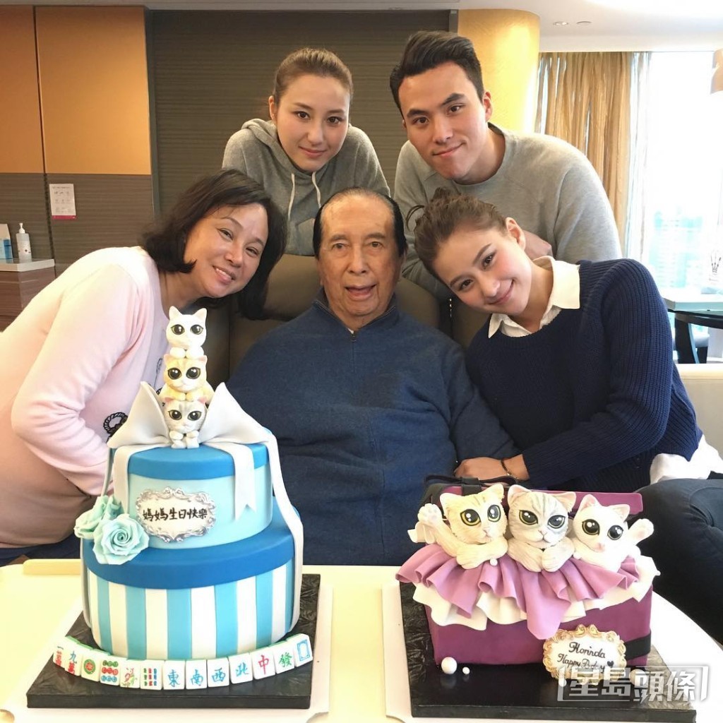 何鴻燊與三房太太陳婉珍育有兩女一子。