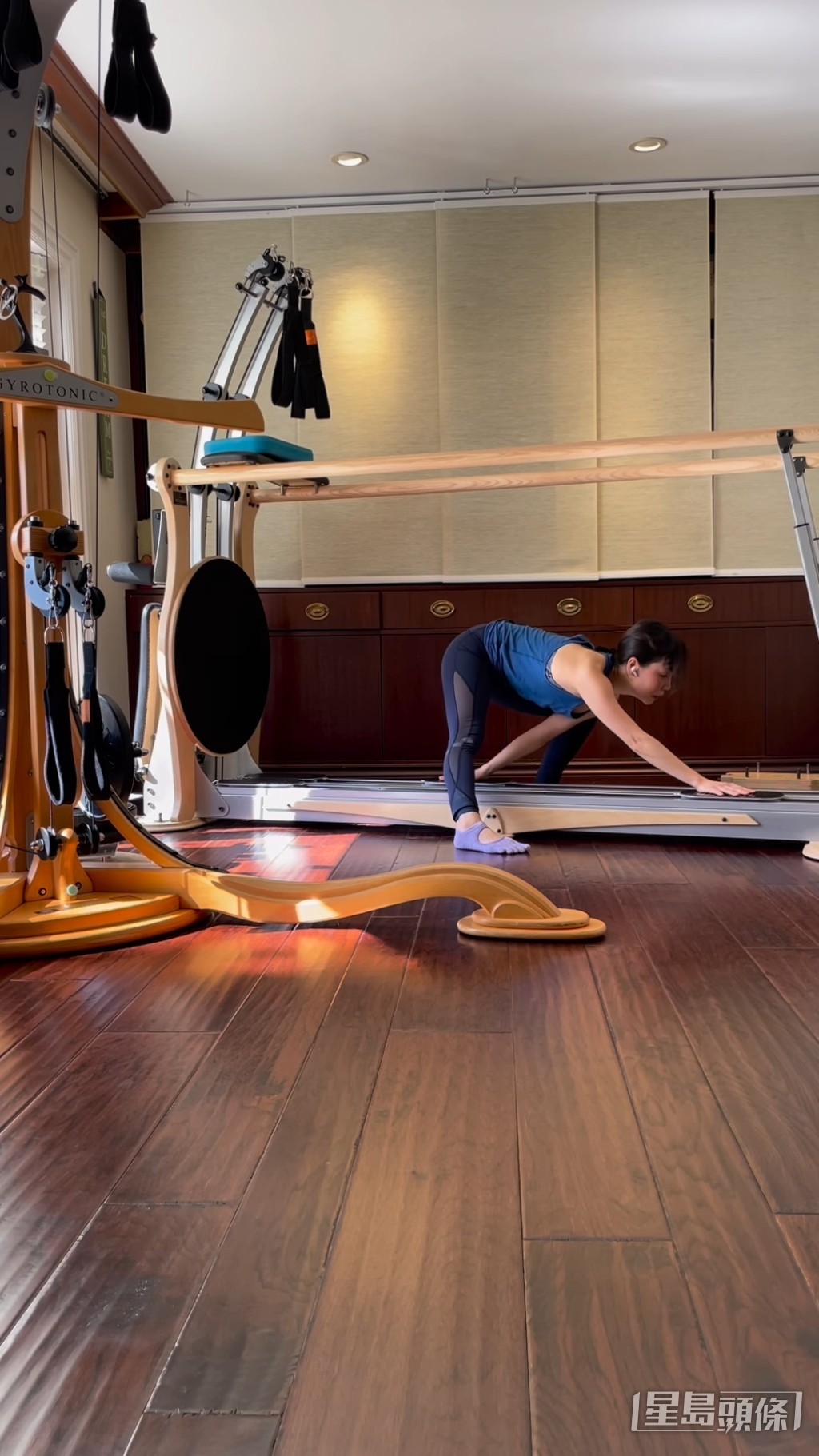 彭羚還經常做普拉提（Pilates）。