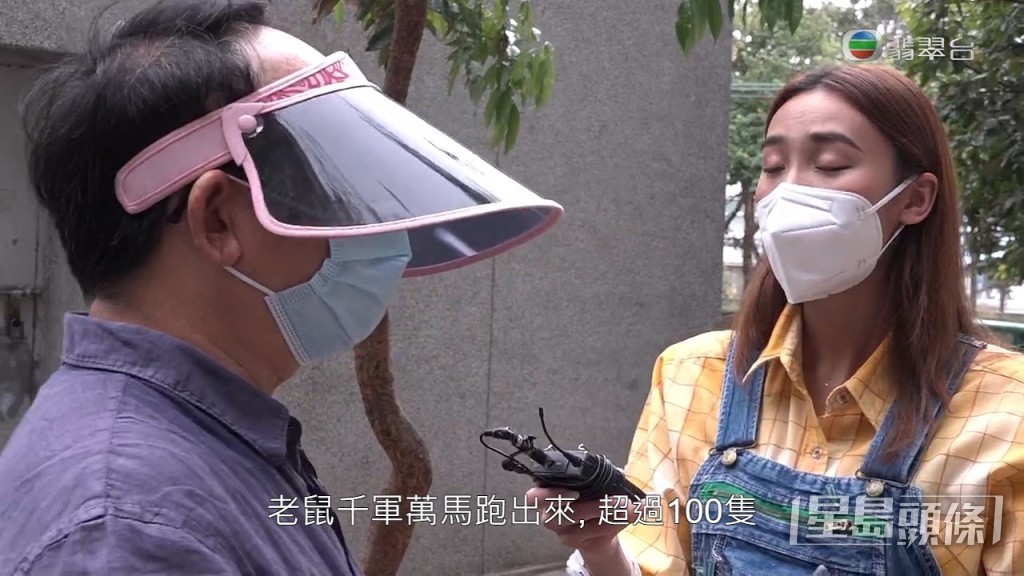有街坊更指，有一次拿着外賣途經蝶心樓，有過百隻老鼠從四方八面湧至，近有老鼠跳到他身上，場面相當嚇人。