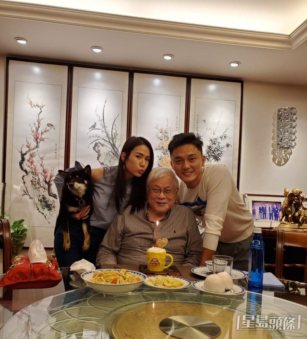 而「女婿」楊明亦於IG晒出與莊寶的合照,他以Uncle稱呼女友父親。