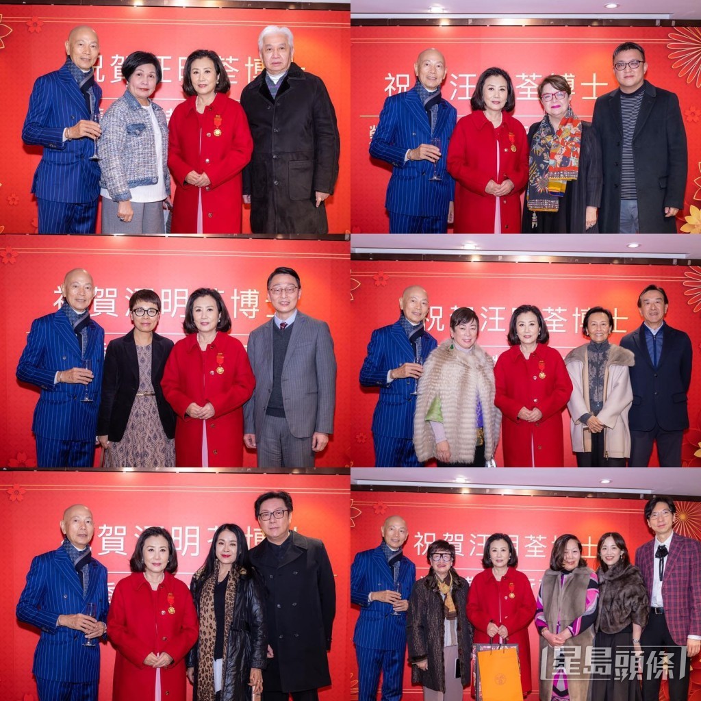 汪明荃貼出不少照片。