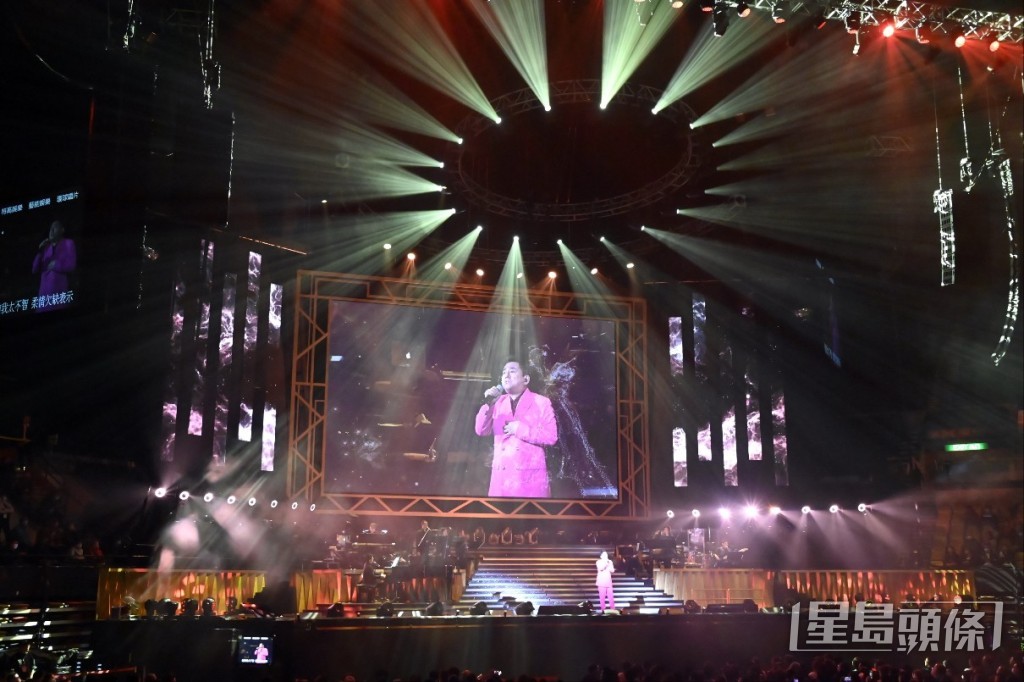 一连两场《吕方Classic40演唱会》昨晚在红馆开锣。