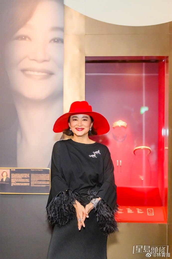 林青霞即使已68岁依然贵气。