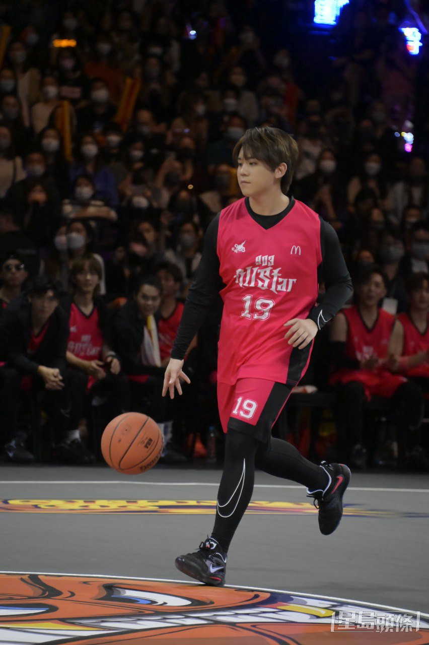 姜濤上周五（11日）參加《903AliStar籃球賽》。